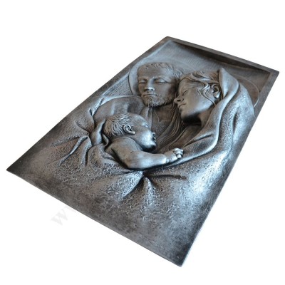ŚWIĘTA RODZINA - płaskorzeźba 22.5 x 39.5 cm - 65609