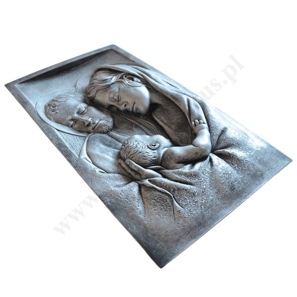 ŚWIĘTA RODZINA - płaskorzeźba 22.5 x 39.5 cm - 65609