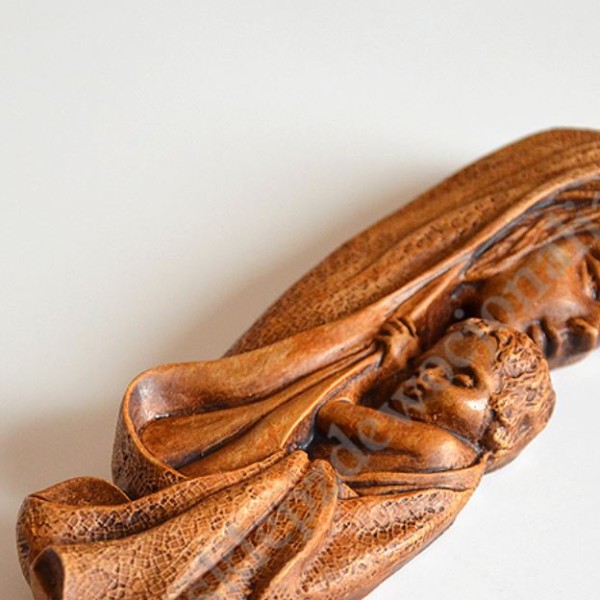 MATKA BOŻA Z DZIECIĄTKIEM - płaskorzeźba wys.14 cm - 88815