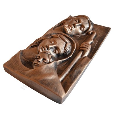 ŚWIĘTA RODZINA - płaskorzeźba 15.5 x 31 cm - 65610