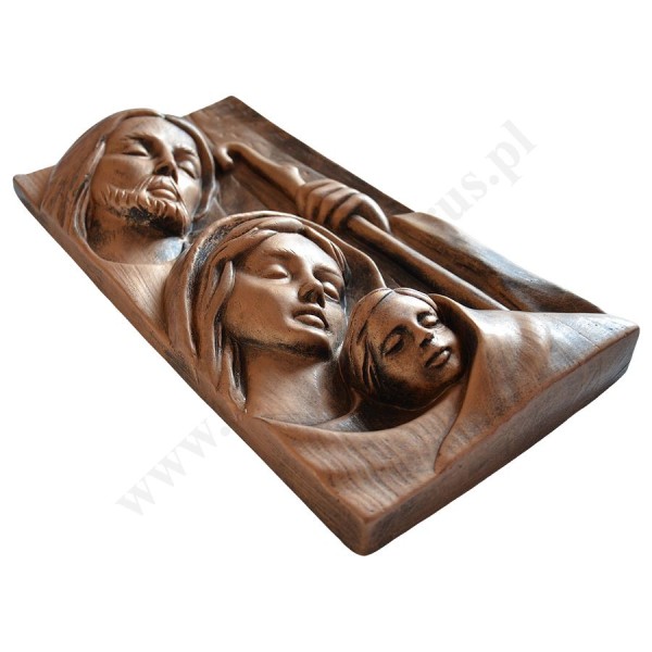 ŚWIĘTA RODZINA - płaskorzeźba 15.5 x 31 cm - 65610