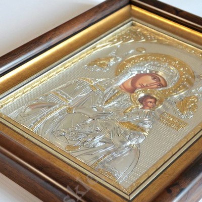 MATKA BOŻA NIEUSTAJĄCEJ POMOCY  - ikona w ramce za szkłem 23.7 x 28.7 cm - 69027