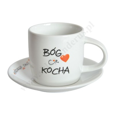FILIŻANKA "BÓG CIĘ KOCHA" - 68880