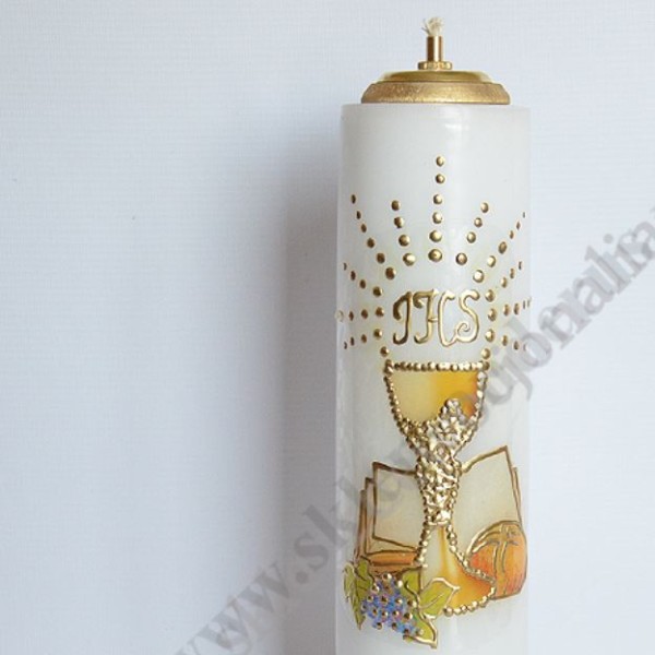ŚWIECA OŁTARZOWA OLEJOWA - wys. 30 cm - 85106