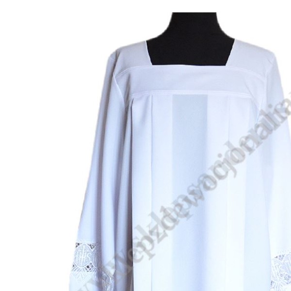 KOMŻA KAPŁAŃSKA - żorżeta, wstawka gipiura - wzrost 176 - 62098