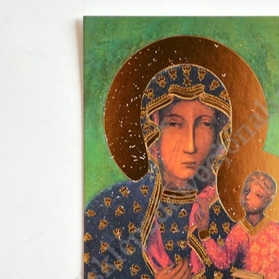 MATKA BOŻA CZĘSTOCHOWSKA - obrazek 6.5 x 10 cm - paczka 100 szt. - 87133