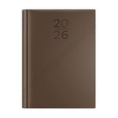 TERMINARZ 2026 - A5 - PRINT BRĄZOWY - 6754