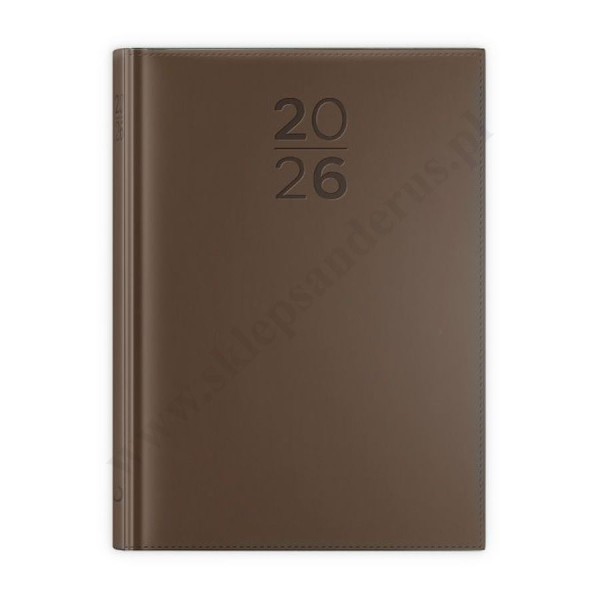 TERMINARZ 2026 - A5 - PRINT BRĄZOWY - 6754