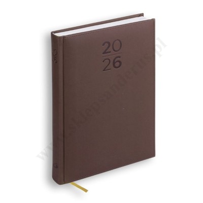 TERMINARZ 2026 - A5 - PRINT BRĄZOWY - 6754