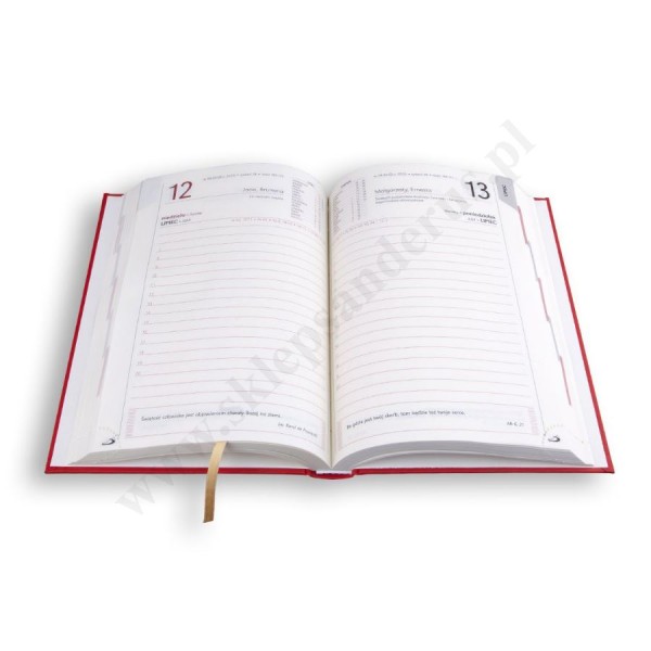 TERMINARZ 2026 - A5 - STANDARD CZERWONY - 72047