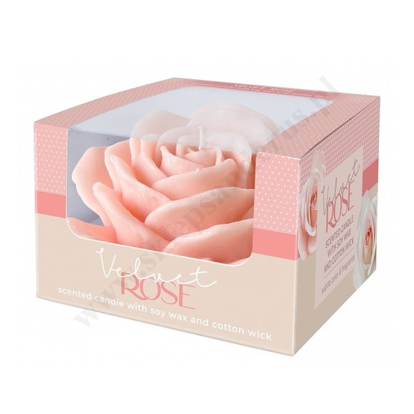 RÓŻA - świeca zapachowa - wys. 6.5 cm - 69137