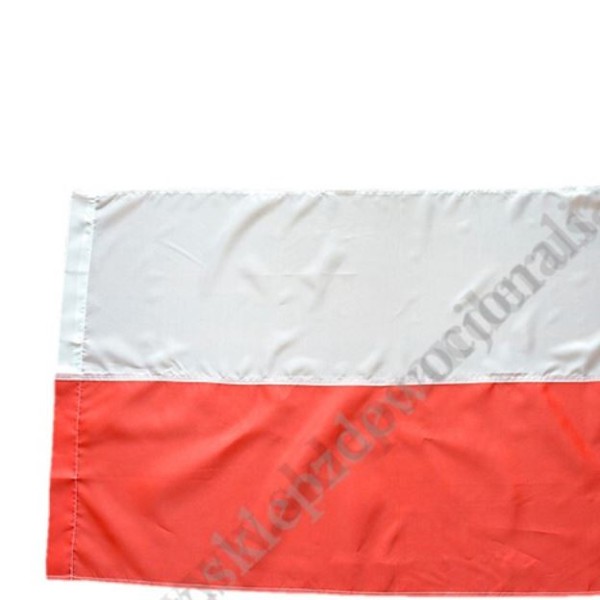 FLAGA BIAŁO-CZERWONA - MATERIAŁOWA 112 cm x 70 cm - 1701