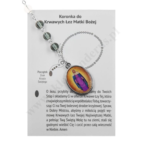 KORONKA DO KRWAWYCH ŁEZ MATKI BOŻEJ - 89743