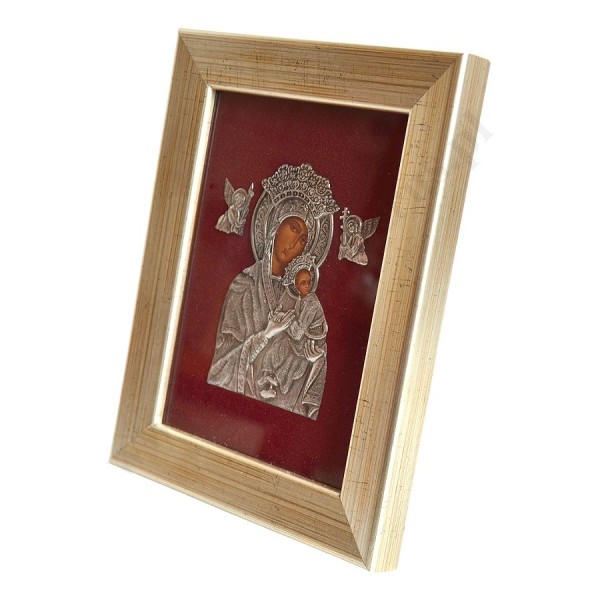 MATKA BOŻA NIEUSTAJĄCEJ POMOCY - metaloplastyka 18.2 x 22.5 cm - 50799