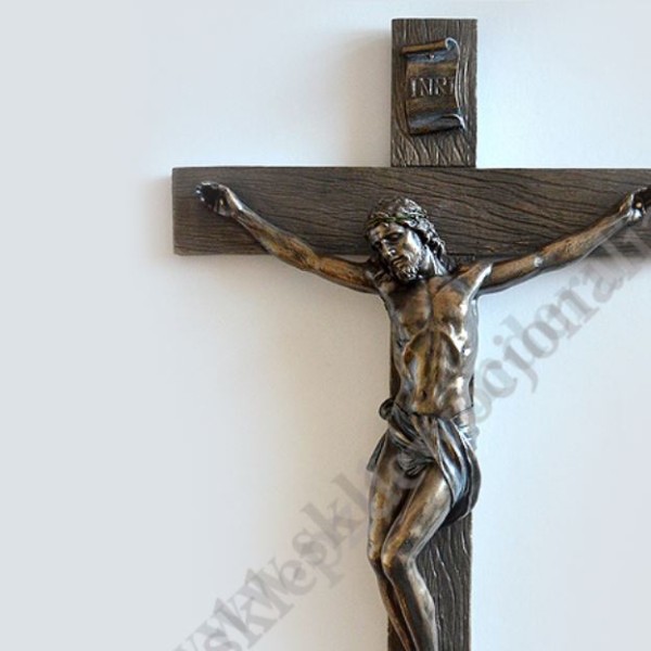 KRZYŻ NA ŚCIANĘ - wys. 41 cm - 87146