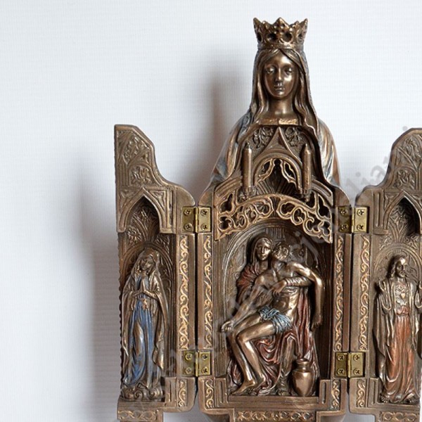 MATKA BOŻA - POLIPTYK - wys. 27.5 cm - 86586 MATKA BOŻA - POLIPTYK - wys. 27.5 cm - 86586