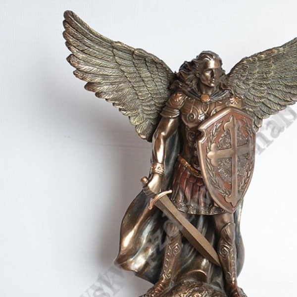 ŚWIETY MICHAŁ ARCHANIOŁ - KROPIELNICA - wys. 21.3 cm - 82773