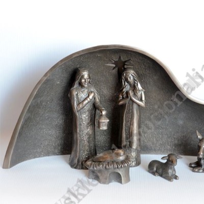 SZOPKA BOŻONARODZENIOWA - podświetlana wys. 45 x 21 cm - 87161