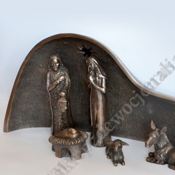 SZOPKA BOŻONARODZENIOWA - podświetlana wys. 45 x 21 cm - 87161