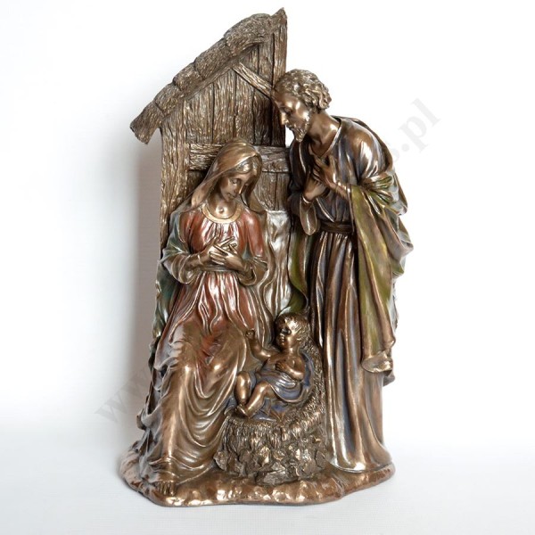 ŚWIĘTA RODZINA W STAJENCE - figura wys. 27.5 cm - 74676