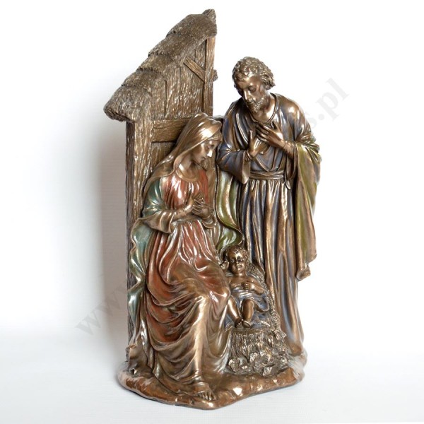 ŚWIĘTA RODZINA W STAJENCE - figura wys. 27.5 cm - 74676