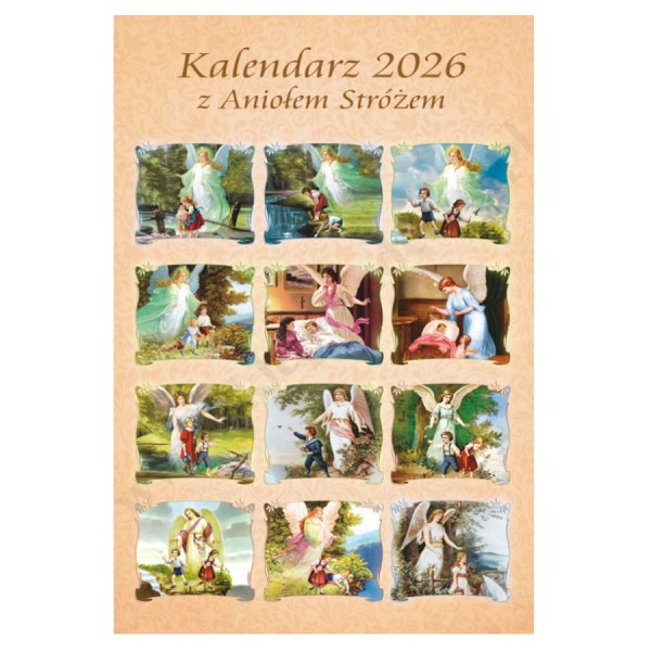 KALENDARZ Z ANIOŁEM STRÓŻEM 2026