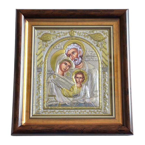 ŚWIĘTA RODZINA - ikona w ramce za szkłem 23 x 25.5 cm - 85314