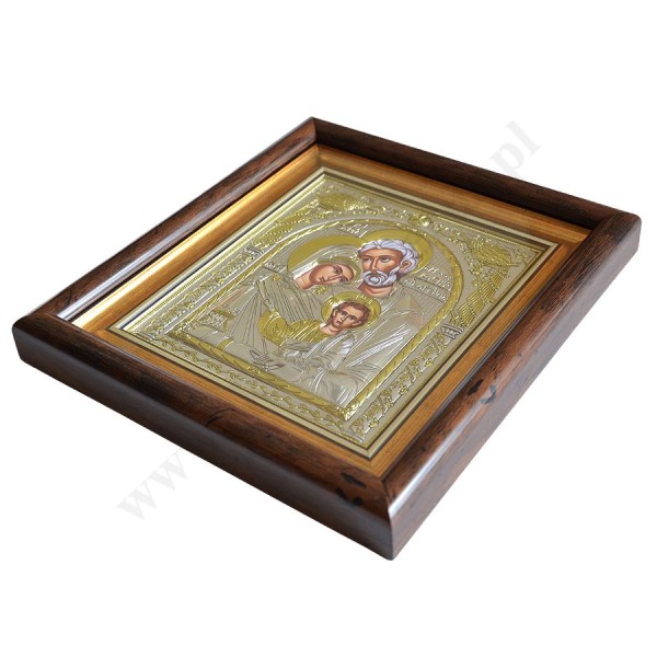 ŚWIĘTA RODZINA - ikona w ramce za szkłem 23 x 25.5 cm - 85314
