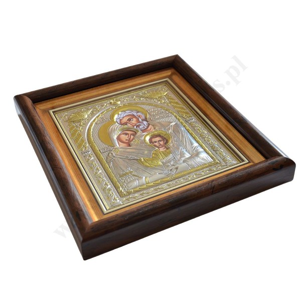 ŚWIĘTA RODZINA - ikona w ramce za szkłem 23 x 25.5 cm - 85314