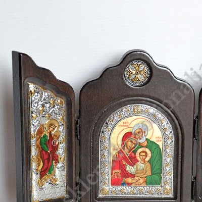 ŚWIĘTA RODZINA - drewniany tryptyk - 89568
