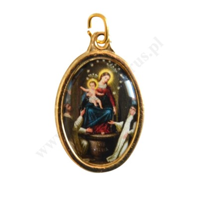 MEDALIK MATKI BOŻEJ POMPEJAŃSKIEJ - wys. 2.5 cm - 64200