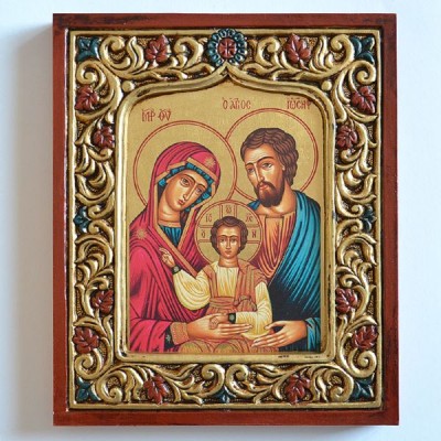 ŚWIĘTA RODZINA - ikona 21.5 x 25.5 cm - 82420