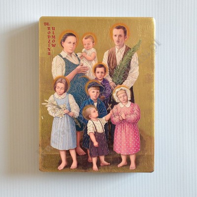 BŁ. RODZINA ULMÓW - ikona 12 x 16 cm - 89456