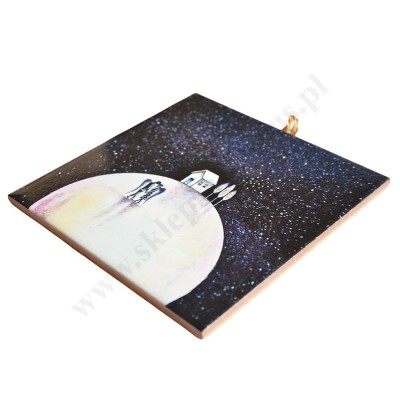 TWOJE SERCE - obrazek na ceramice 15 x 15 cm - 30846