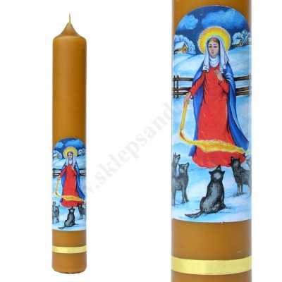 GROMNICZKA PARAFINOWO-WOSKOWA - wys. 20 cm - 61460