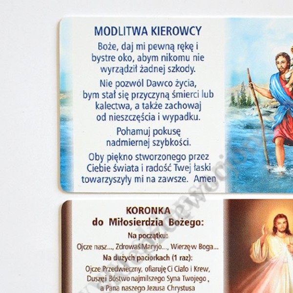 KARTA ŚWIĘTEGO KRZYSZTOFA - 67065