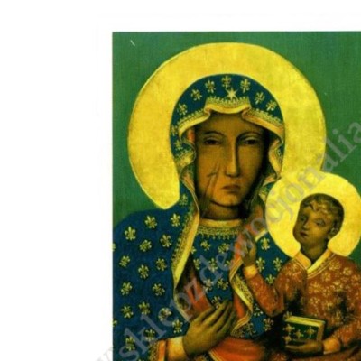 MATKA BOŻA CZĘSTOCHOWSKA - obrazek 6.5 x 10 cm - paczka 100 szt. - 0142