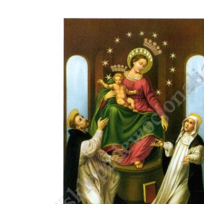 MATKA BOŻA POMPEJAŃSKA - obrazek 6.5 x 10 cm - paczka 100 szt. - 5494