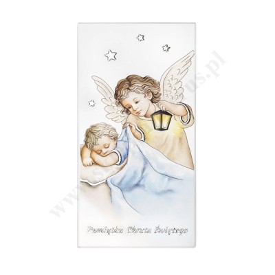 ANIOŁ STRÓŻ - obrazek 16.5 x 32.5 cm - CU103/4C