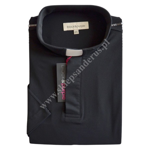 KOSZULA KAPŁAŃSKA - POLO KRÓTKI RĘKAW - 100% VISCOSE - 82637