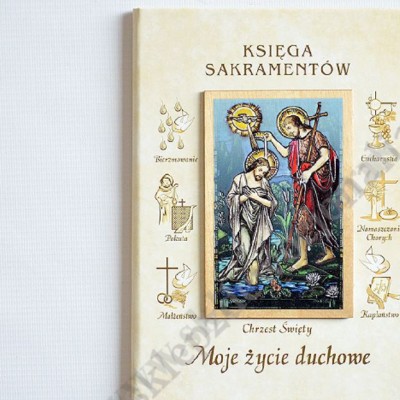 KSIĘGA SAKRAMENTÓW - pamiątka sakramentów - 90629