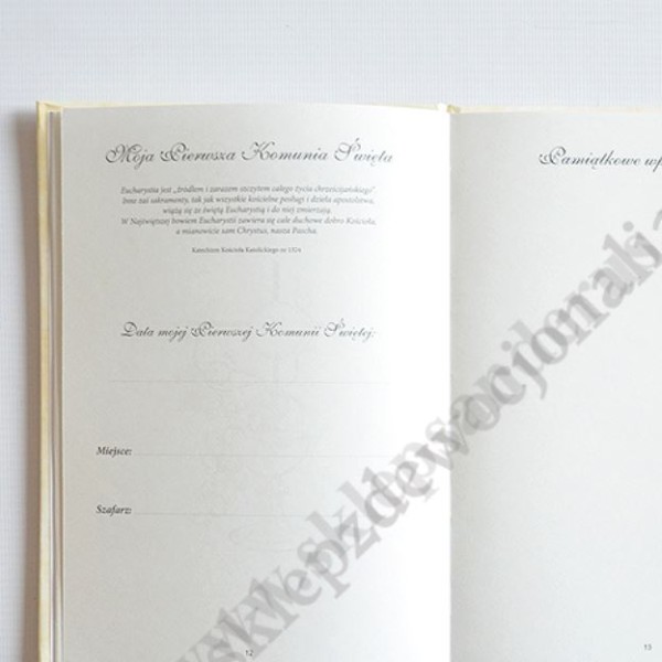 KSIĘGA SAKRAMENTÓW - pamiątka sakramentów - 90629