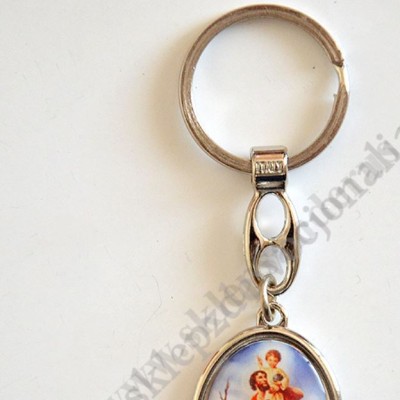 METALOWY BRELOK ZE ŚW. JÓZEFEM I ŚW. KRZYSZTOFEM - 89161