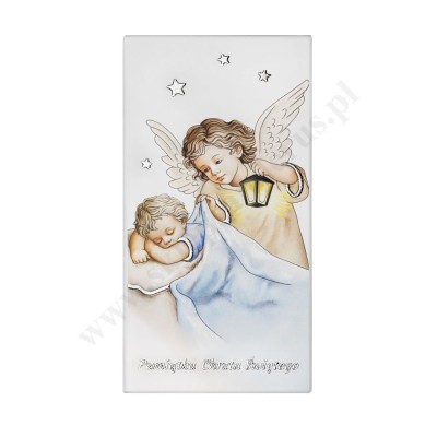 ANIOŁ STRÓŻ - obrazek 12.5 x 24.5 cm - CU103/3C