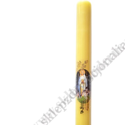 GROMNICA PARAFINOWA - ŻÓŁTA Z NAKLEJKĄ - 45/4.5 - 2806