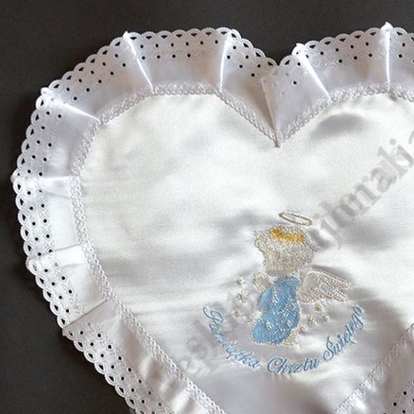 SZATKA DO CHRZTU SERCE - 5618