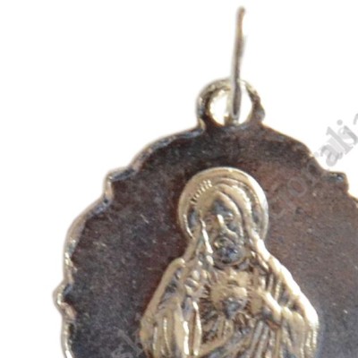 MEDALIK M.B.CZĘSTOCHOWSKA - SERCE PANA JEZUSA - wys. 1.9 cm - M219