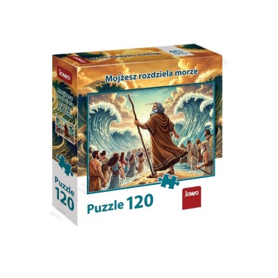 MOJŻESZ ROZDZIELA MORZE - PUZZLE 120 ELEMENTÓW - 56919