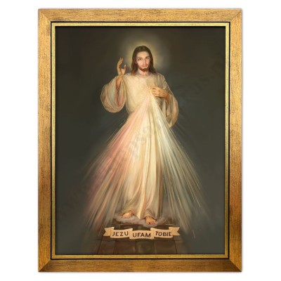 JEZU UFAM TOBIE - obraz w ramie 36 x 46 cm - 79354