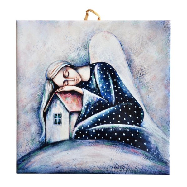 ŚNIJ - obrazek na ceramice 15 x 15 cm - 30824